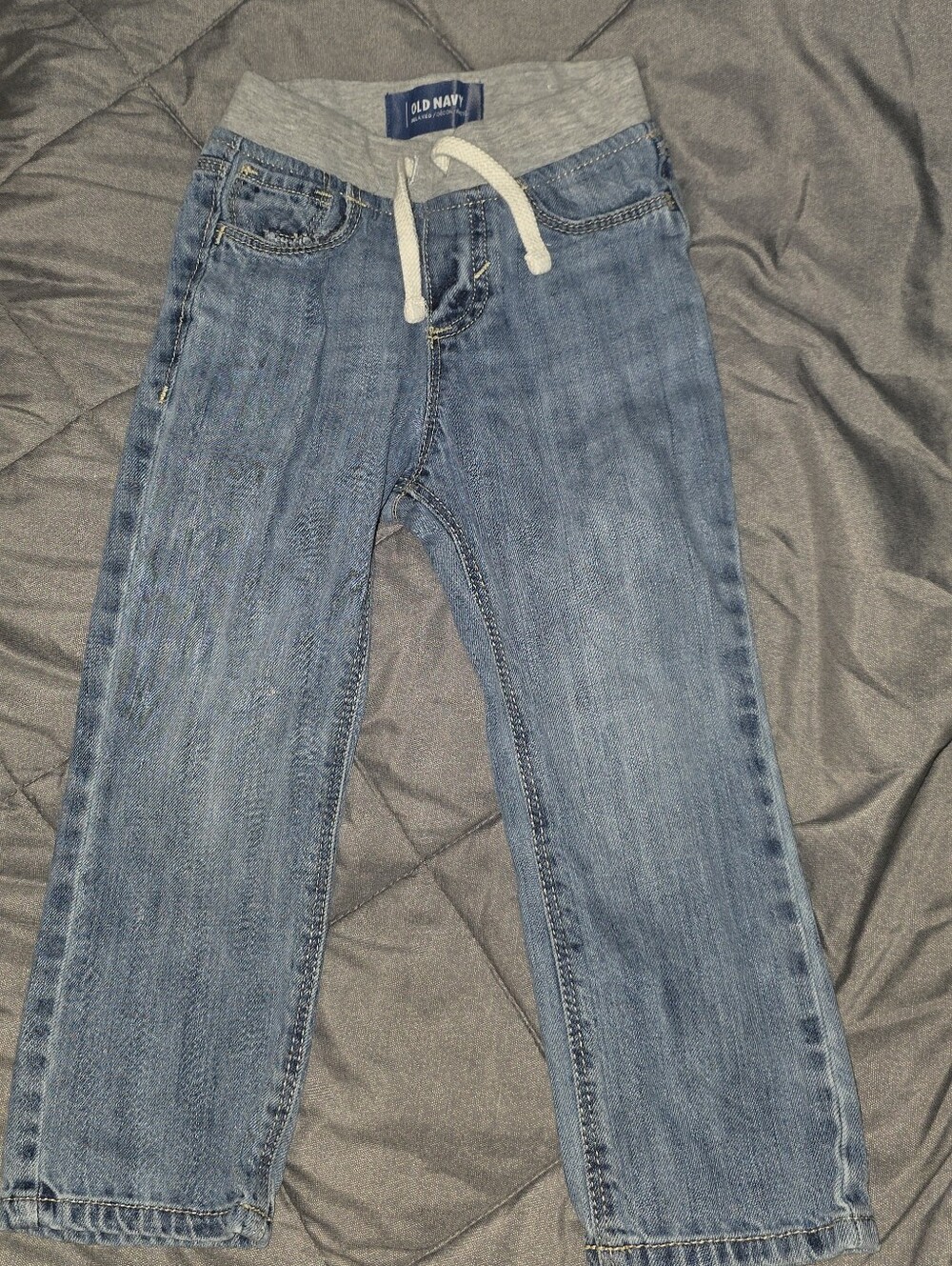 Old Navy Light Blue Kids Denim Pants with Elastic Waist